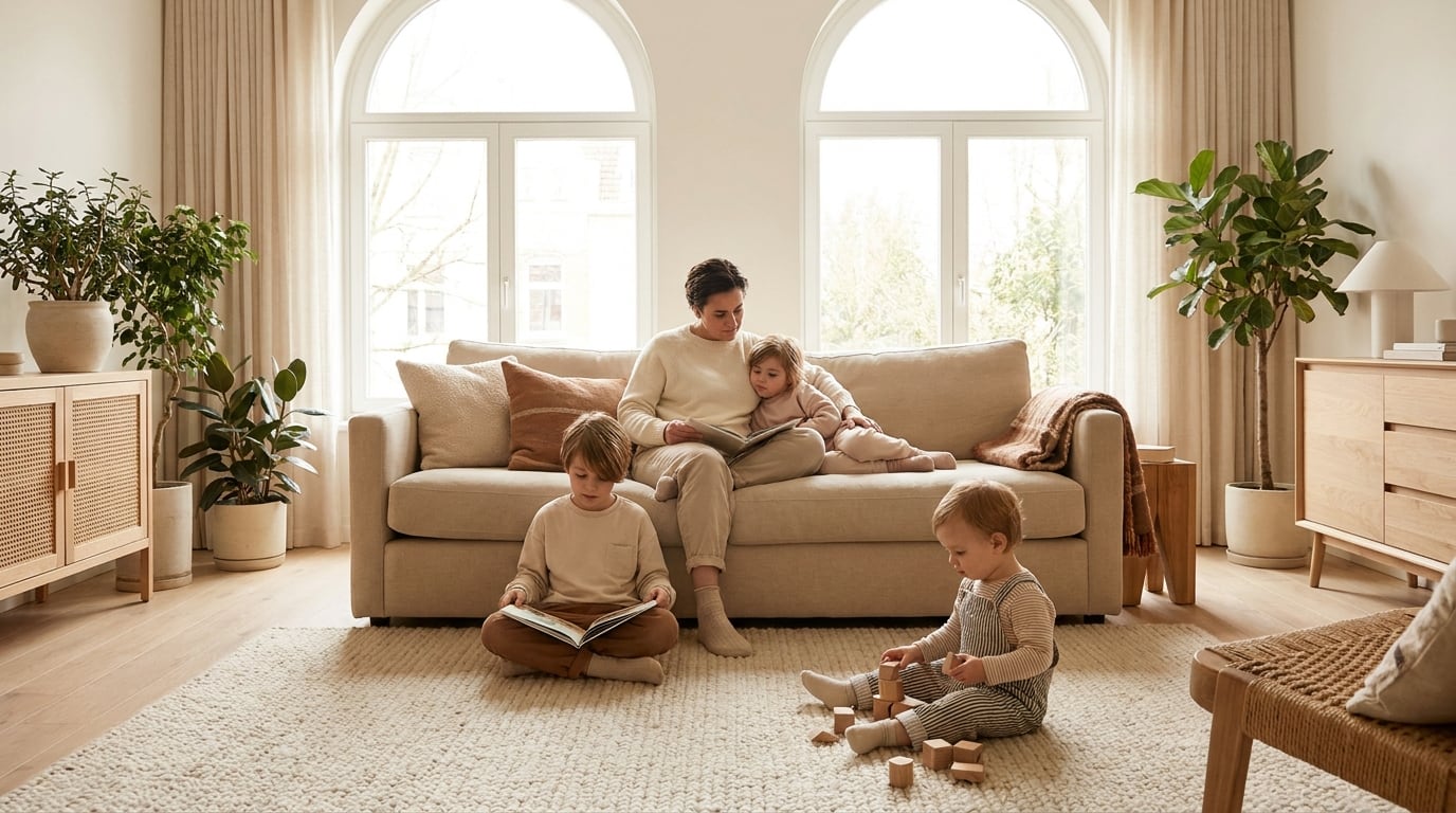 Behagliches Wohnen mit Familie